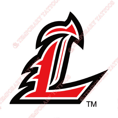 Louisville Cardinals Customize Temporary Tattoos Stickers NO.4879